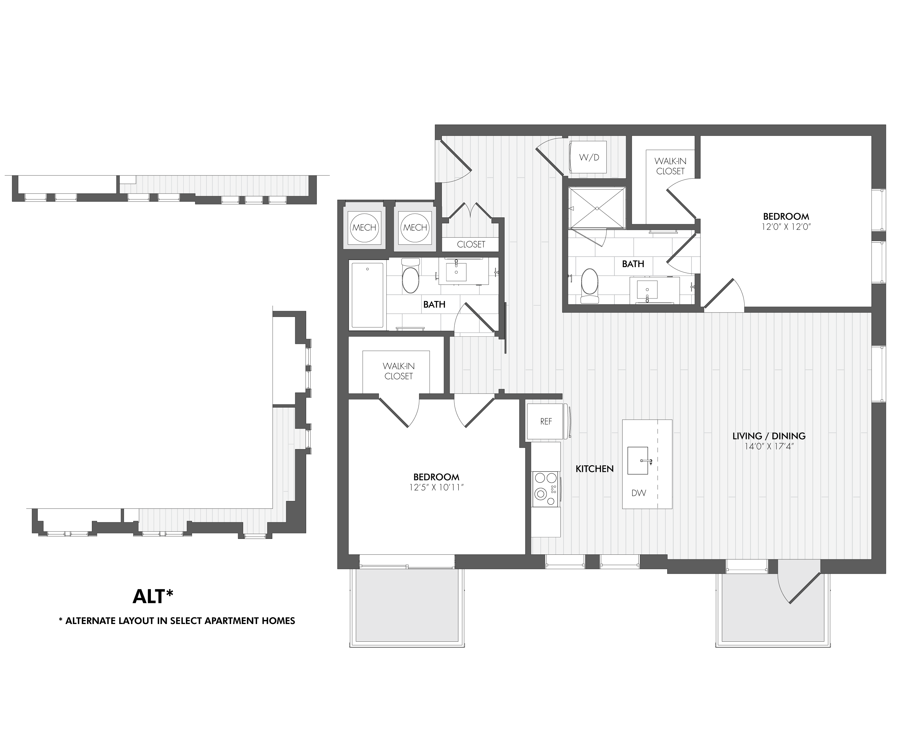 2 Bedroom Apartments Brookland DC Monroe Street Market